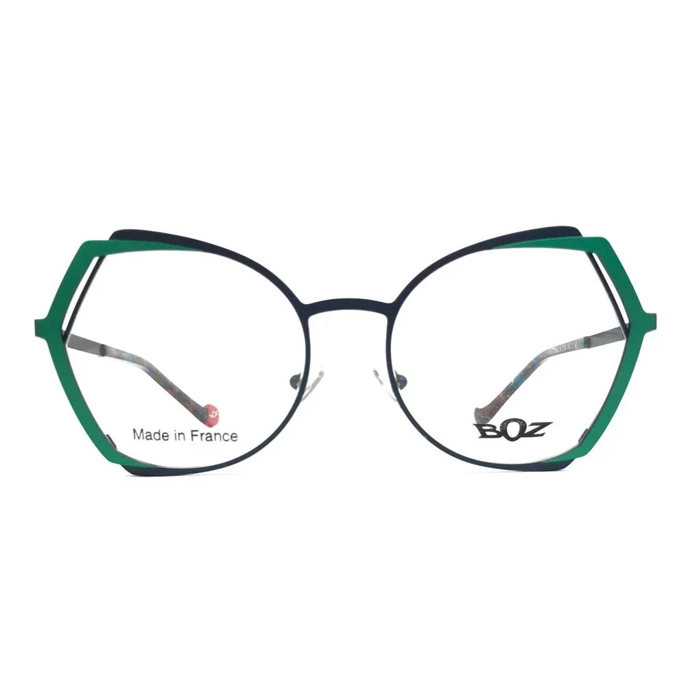 BOZ by J.F. Rey Eyeglasses Frames ORKA 2542 Matte Navy Blue Green 54-18-140